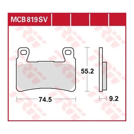SV Series Sindered Brake Pads