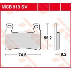 SV Series Sindered Brake Pads