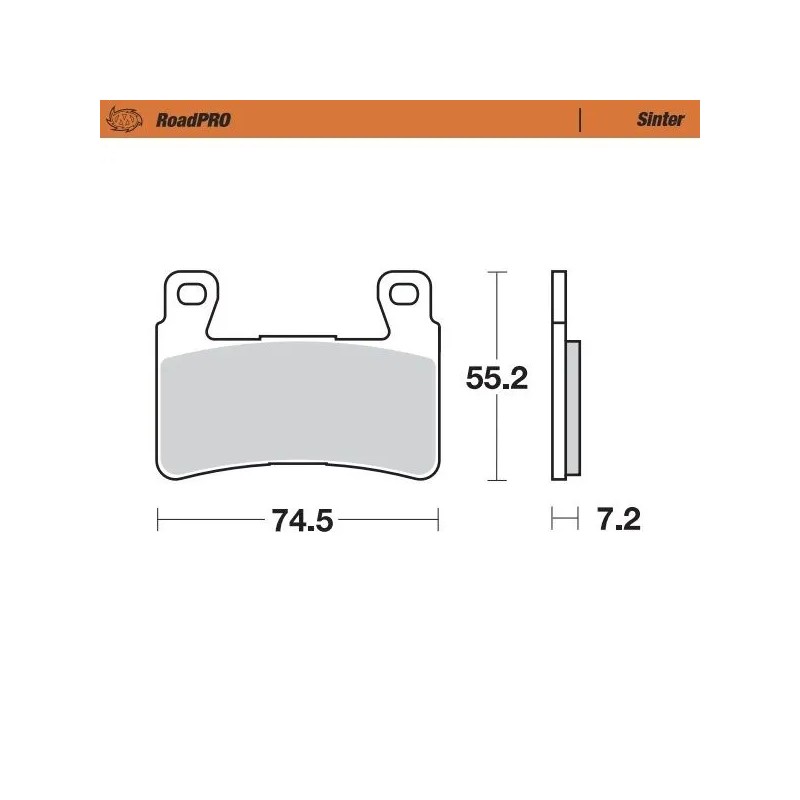 RoadPRO Sinder Brake Pad Front