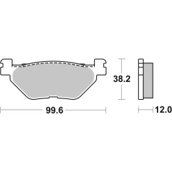 MS Scooter Maxi Sintered Brake Pads