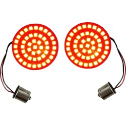 Genesis  4 Solid Red Bullet Rear Turn Signal Insert