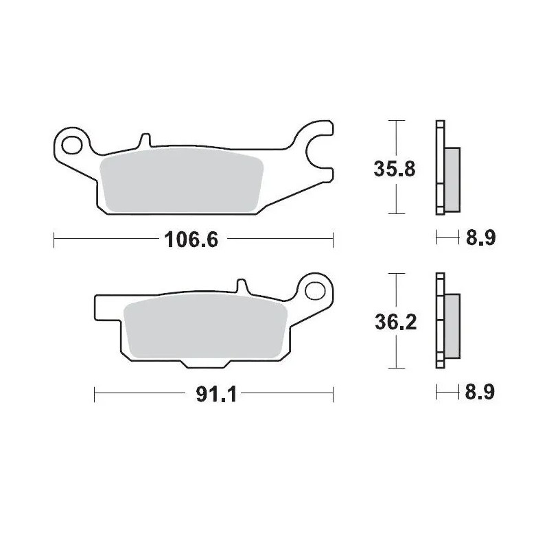 Racing Brake Pads ATV