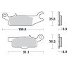Racing Brake Pads ATV