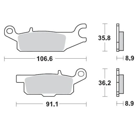 Nitro ATV Brake Pads