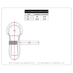 Protections de genou/tibia Alcor pour enfants