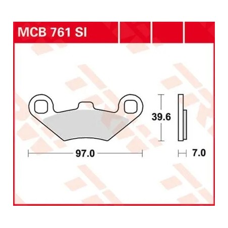 SI Series Sindered Off-Road Brake Pads