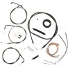 Complete Midnight Braided Handlebar Cable Brake Line Kit