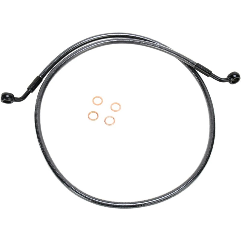 E-Z Align Braided Single Disc Front Brake Line