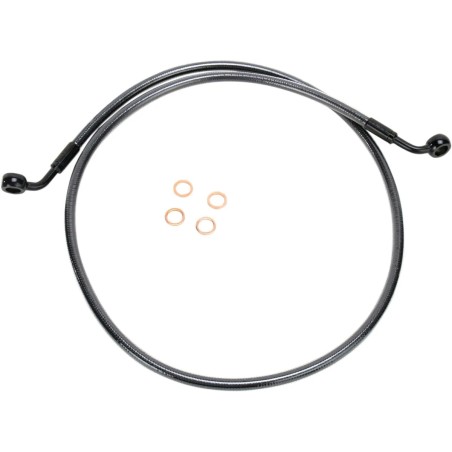 E-Z Align Braided Single Disc Front Brake Line