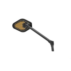 Adjustable Mirror Long Stem (18 cm) Black   Gold Edition