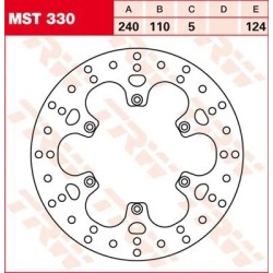 Round Fixed Brake Rotor 220-250mm