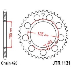 Rear Sprocket Steel