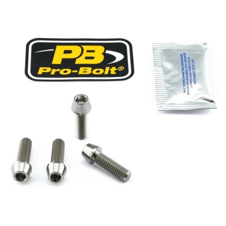 Titanium Clip-On   Handle Bar Mount Bolt Kit