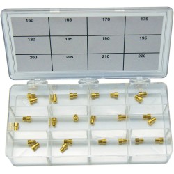 A-Bax Engineering Main Jets Assortment for Keihin CV Carburetor Kit