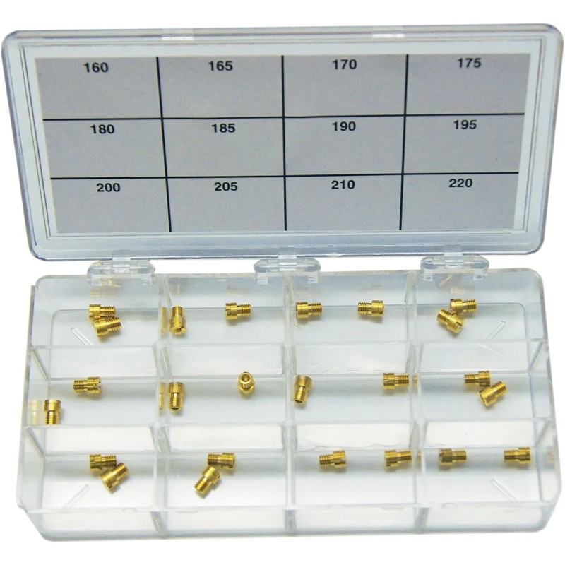 A-Bax Engineering Main Jets Assortment for Keihin CV Carburetor Kit