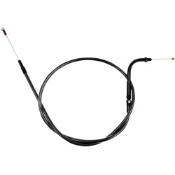 Câble de ralenti tressé Midnight pour guidon