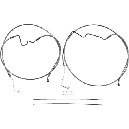 BP ABS Touring Lower  4  35  Radial Brake Line Kit