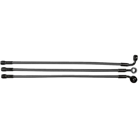 Alternate Length Designer Series Braided Non-ABS Front Upper Brake Line Kit