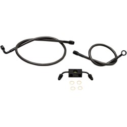 Kit durite de frein tressée Midnight