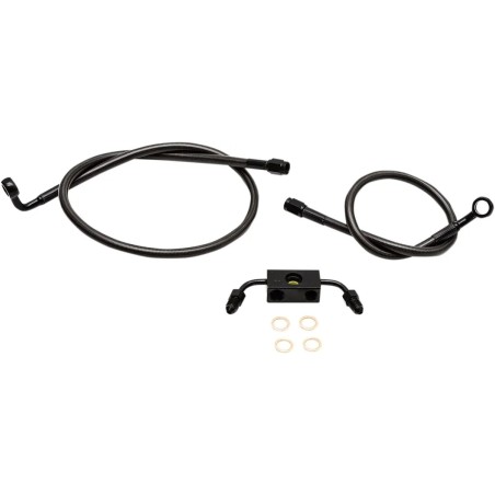 Midnight Braided Brake Line Kit