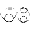 Black Braided Brake Line Kit