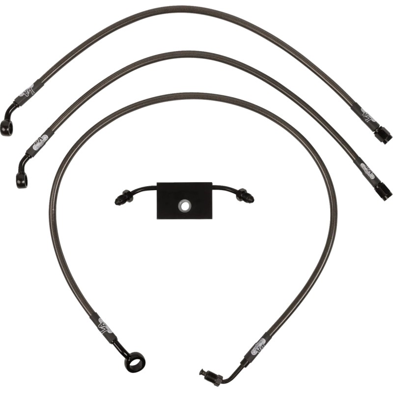 Midnight Braided Brake Line Kit