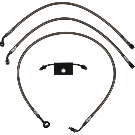 Midnight Braided Brake Line Kit