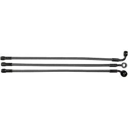 Alternate Length Designer Series Braided Non-ABS Front Upper Brake Line Kit