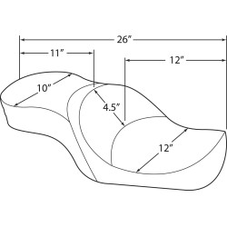 Selle touring profil bas