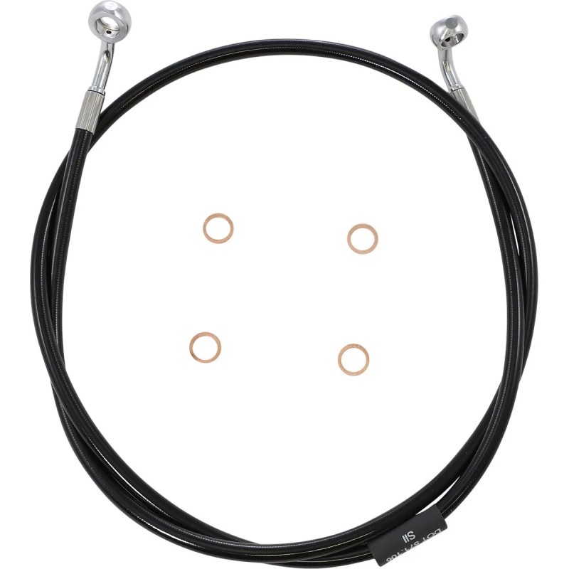 Black Braided Brake Line Kit