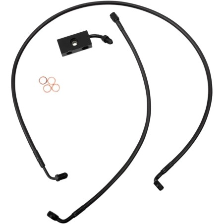Midnight Braided Brake Line Kit