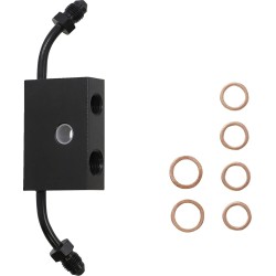 Standard Midnight Braided Handlebar Cable Brake Line Kit