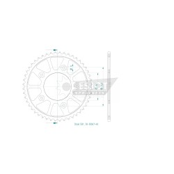 COURONNE ARRIÈRE STANDARD 530