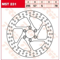 Round Fixed Brake Rotor 250-299mm