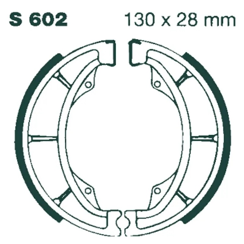G  Grooved Brake Shoe