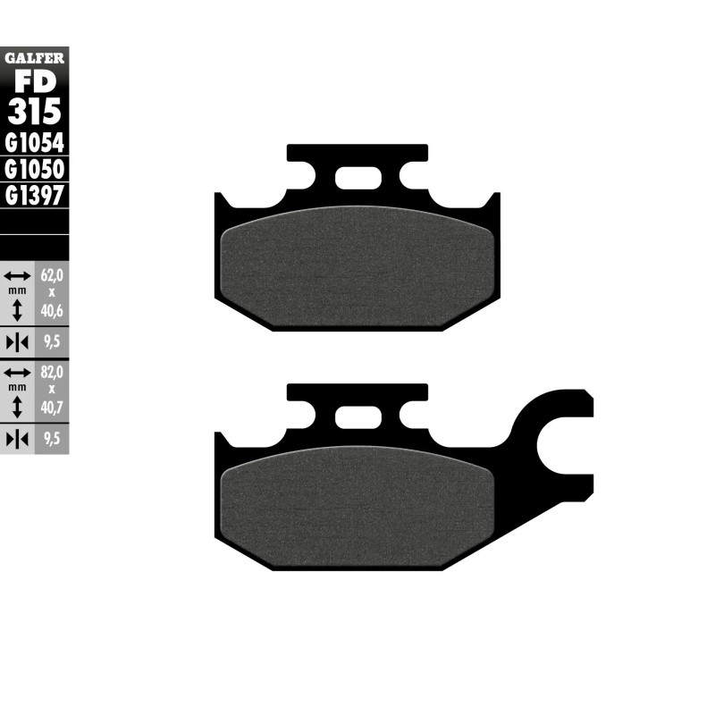 Semi-Metallic Brake Pads