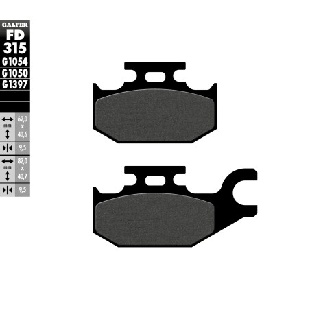 Semi-Metallic Brake Pads