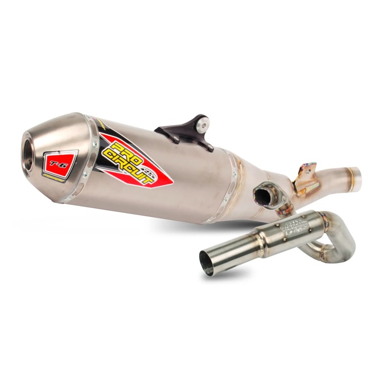 T-6 BC STAINLESS STEEL TITANIUM EXHAUST SYSTEM