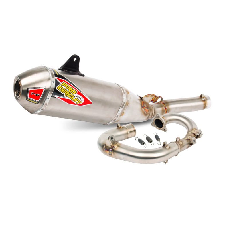 T-6 BC STAINLESS STEEL TITANIUM EXHAUST SYSTEM