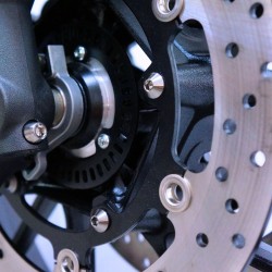 Kit d'écrous d'axe avant en acier inoxydable