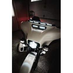 Genesis  4 Dynamic LED Batwing Windshield Trim