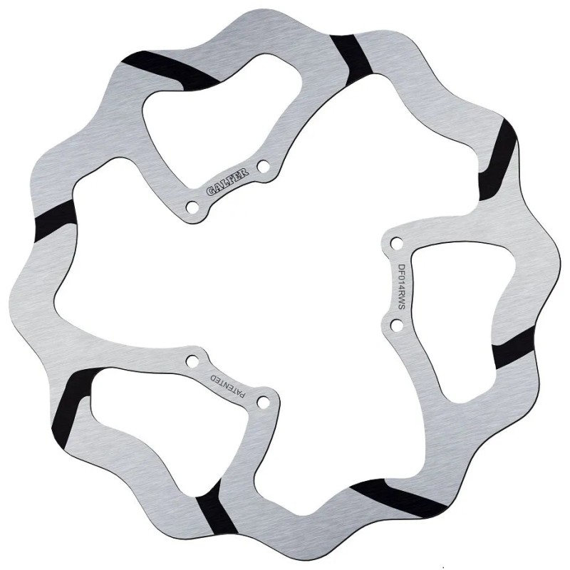 BRAKE ROTOR FIXED WAVE GROOVED OVERSIZE