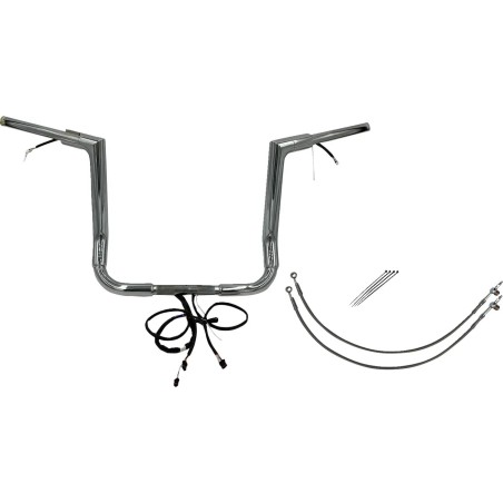 EZ Install Wired 1-1 2  Flat Top Handlebar Kit