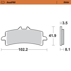 RoadPRO Sinder Brake Pad Front