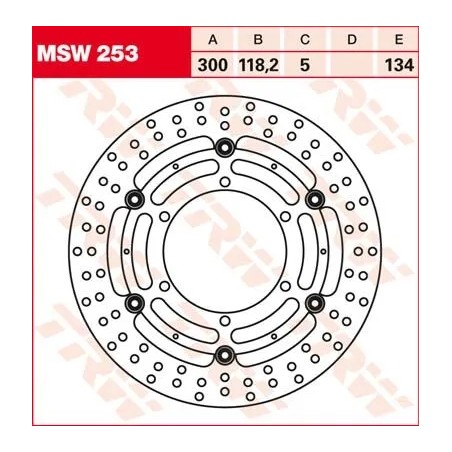 Round Floating Brake Rotor