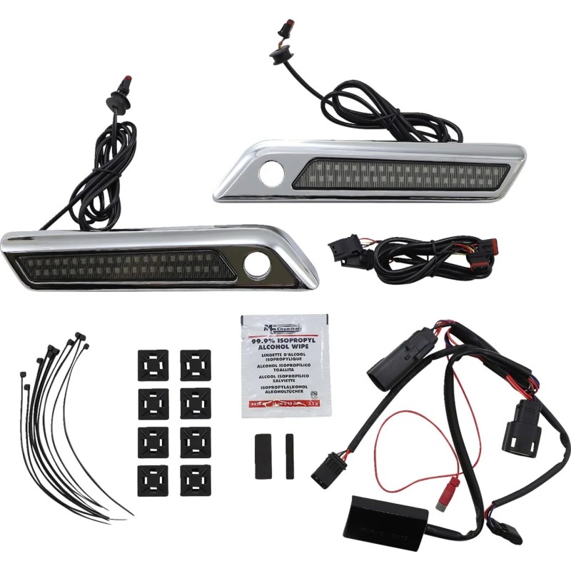 Saddlebag Latch Dual Color Accent Lights