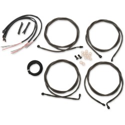 Complete Midnight Braided Handlebar Cable Brake Line Kit