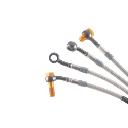 Durites de frein avant en acier inoxydable