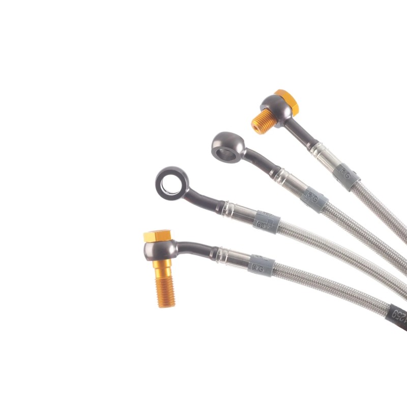 Ready-To-Install Braided Brake Lines