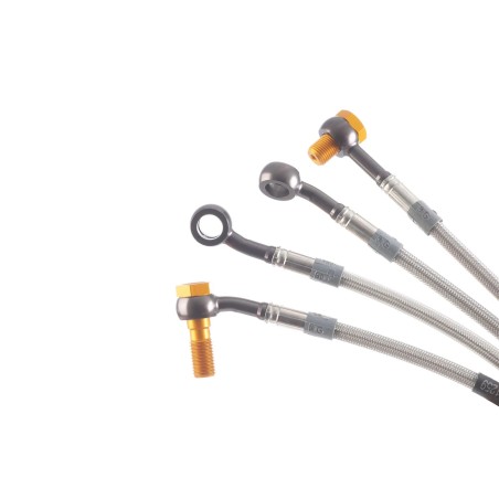 Durites de frein avant en acier inoxydable